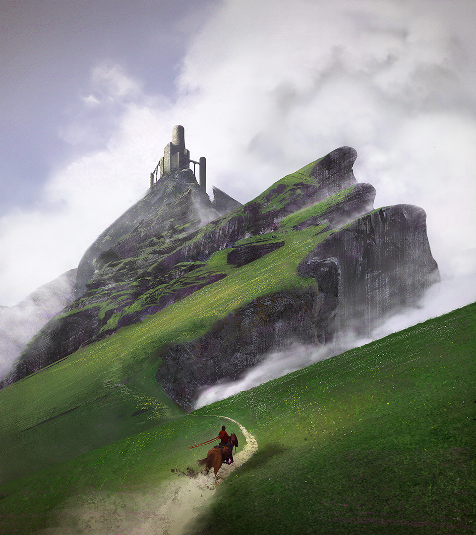 digital painting - three sisters